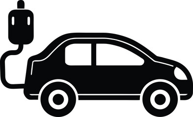 Passenger Car Vehicle Silhouette Icon