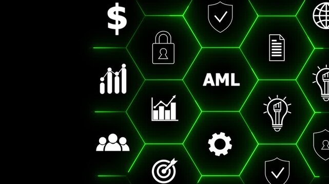 Anti Money Laundering (AML) regulations and compliance concept. Turning to regulatory web data to enhance AML compliance and mitigate liability. Fighting dirty money and illicit financial flows.4k