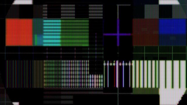 Analog CRT Glitch and Signal
