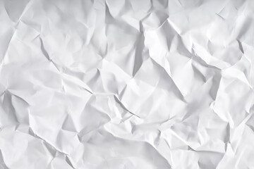 Obraz premium Detailed White Paper Texture with Crinkles and Folds isolated on a transparent background