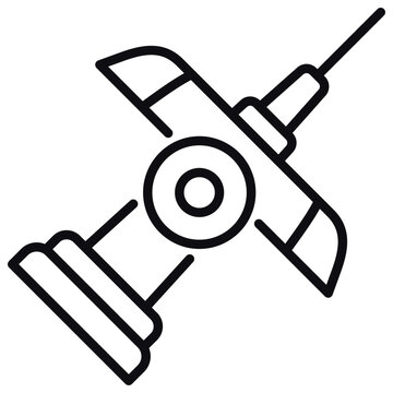 Iv Cannula Line Icon
