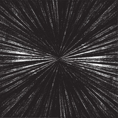 Obraz premium Circular starburst explosion texture. Distressed uneven grunge background. Abstract vector illustration. Overlay to create interesting effect and depth. Isolated on white background.