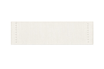 Naklejka premium Blank white fabric clothing label template