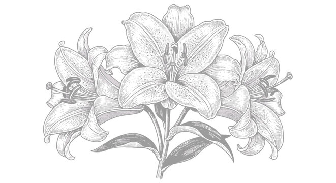 Clipart Lilies Images  Browse 48,033 Stock Photos, Vectors, and Video |  Adobe Stock