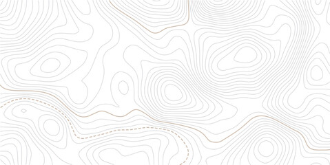 Vector geographic contour mounted map background.The stylized height of the topographic map contour in lines and contours isolated on transparent.Concept of simple geography and terrain .  © MDSOHEL