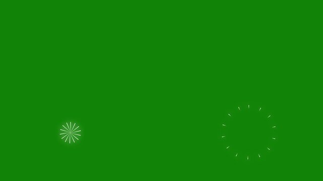Sparkling twinkle star, perfect for motion graphics, stars blast, twinkle pop-up effect,4k cartoon vector firework explosion loop on green screen video