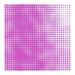 Vector Field Grid of Hexagons - Abstract Purple Hexagon Grid Art