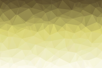 Obraz premium A vibrant geometric low poly surface showcases a bright gradient from golden yellow to pale cream shades