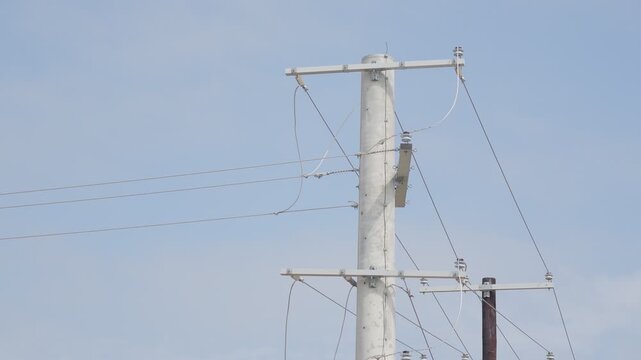 Power transmission pylons electrical grid infrastructure 