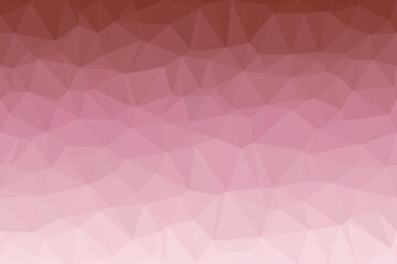 Obraz premium An intricate triangular pattern showcasing a beautiful gradient from deep reddish brown to a soft pink hue