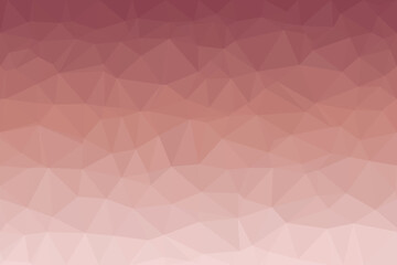 Obraz premium Fading maroon and pale pink polygonal pattern creates a smooth geometric low poly gradient texture