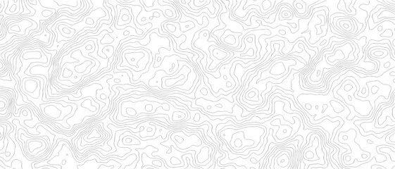 Topographic Contour Line Pattern Background Seamless Abstract Terrain Map Design For textures, and geographic or scientific themes. © MDRobin