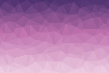 Obraz premium Polygonal surface featuring a beautiful gradient of rich plum fading gently into a delicate rosy hue