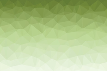 Refreshing lime green and light jade create a beautiful polygonal gradient surface © fatimatz