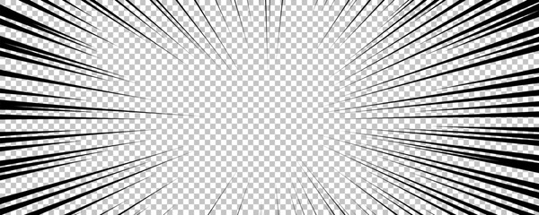 Black comic book transparent background © dniprodd