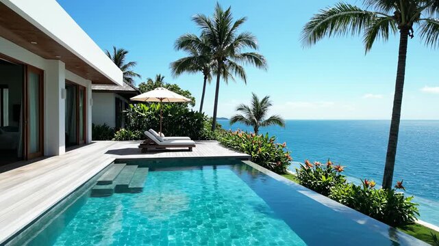 Luxury Tropical Villa Infinity Pool