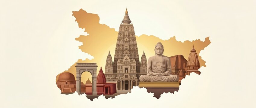 Bihar day poster design.