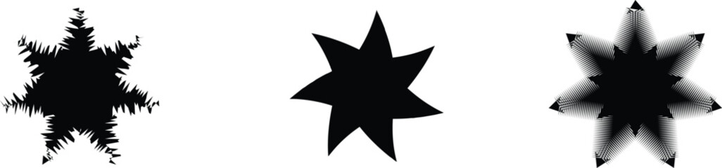 Obraz premium Vector graphic designs with geometric shapes and symmetrical patterns