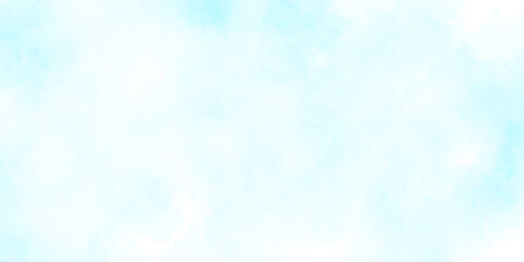 Dreamy Pastel Blue Watercolor Abstract Background with Soft Cloudy Texture, Light Sky Gradient Wash, Airy Artistic Brush Strokes, and Serene Minimalist Backdrop for Design.