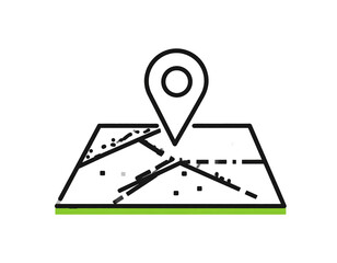 vector map pointer icon