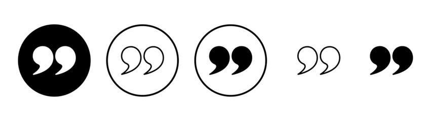 Obraz premium Quote icon vector. Quotation mark sign and symbol