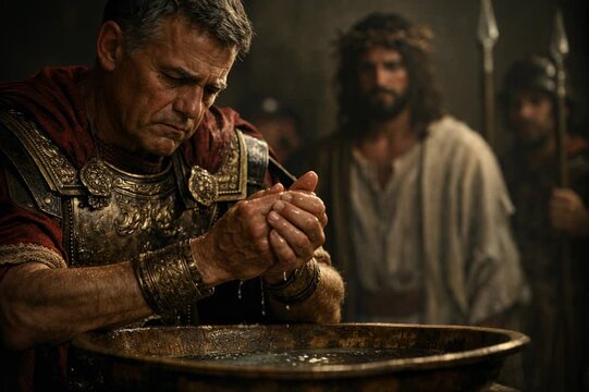 Pontius Pilate Washing His Hands 
