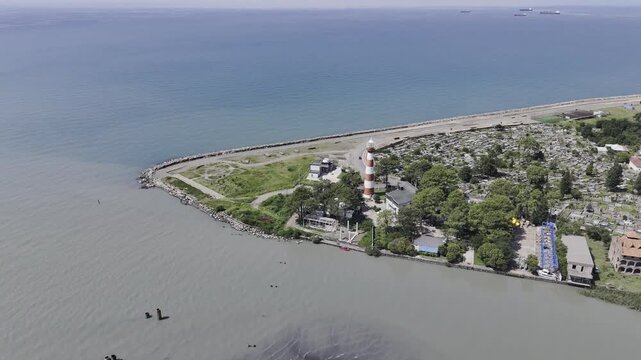 Lighthouse at The Black Sea in Georgia