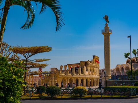 The beautiful cityscape of Macau is on full display.