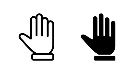 Obraz premium Hand icon set vector. hand sign and symbol. hand gesture