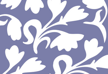 seamless floral pattern tulip 