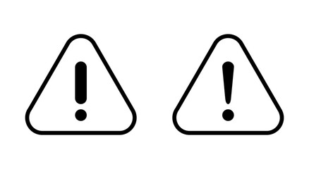 Danger icon symbol for apps and websites. attention sign and symbol. attention sign. exclamation