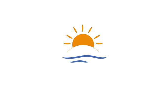 marinelogo, sunoceanlogo, sun, ocean, waves, logo, minimalist, seaside, beach, water, marine, coastal, horizon, nature, emblem, vector, illustration, isolated