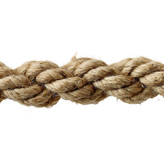 Fototapeta premium Natural jute rope coiled texture close-up for craft, nautical, rustic decor and DIY projects
