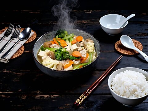 Chinese Cuisine Series : Delicious Capcay (Stir-fried mixed vegetables) 001