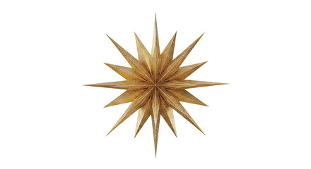 Obraz premium Golden Starburst Decoration