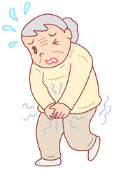 疾患・疾病のイラスト - 頻尿・過活動膀胱・排尿障害