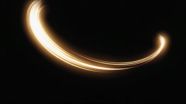 Animated Beam of Light Moving Across Scene in Continuous Motion