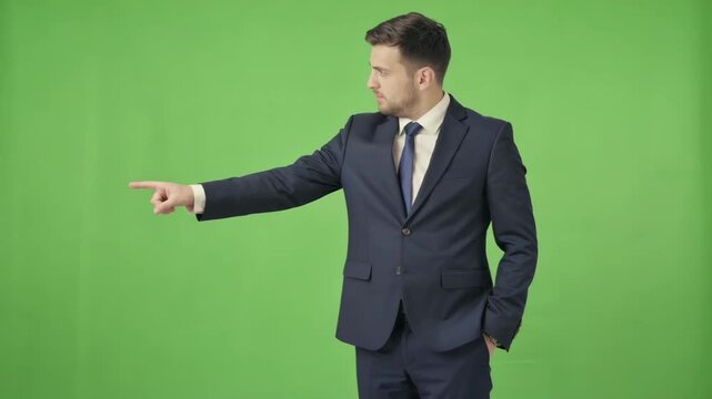 Repeating Pointing Gesture Captured in Smooth Loop