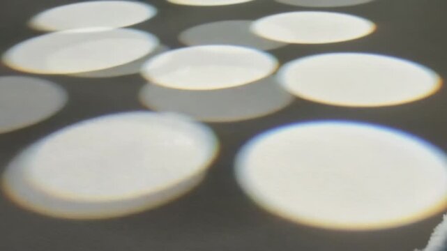 Macro Visualization of Slow Shadow Rotation with Seamless Loop