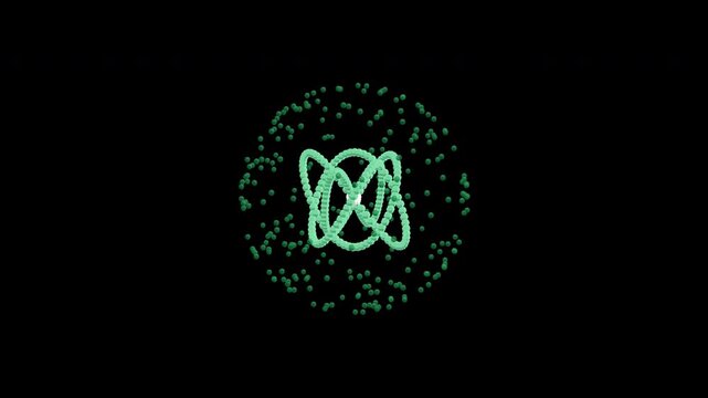 Aurora Green Lissajous LNP - Glowing Tracer
