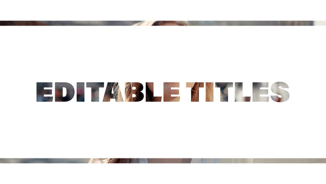 Transition with Animated Text