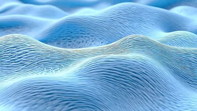 Digital blue and white fabric fiber abstract weaving background