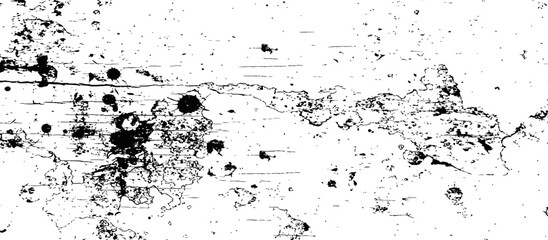 Obraz premium Abstract Black and White Grunge Texture Background with Distressed Effect and Scratches for Overlay or Graphic Design