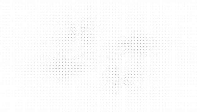 Animated futuristic background featuring magnetic field visuals with dynamic motion, abstract digital patterns, glowing effects, and modern technology aesthetics