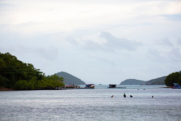 tropical island in the maldives