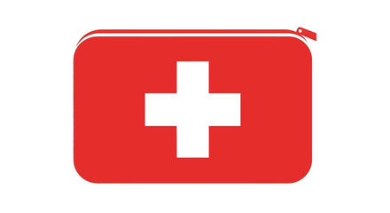 Fototapeta premium Red First Aid Kit.