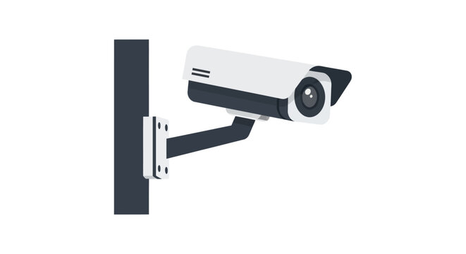 Security Camera on Wall.