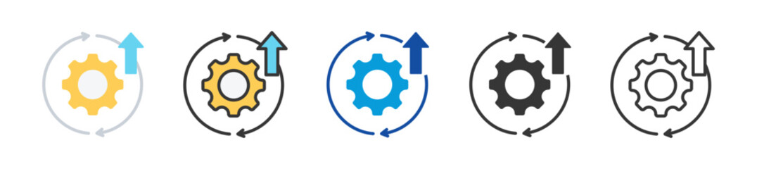 update icon set multi style various collection