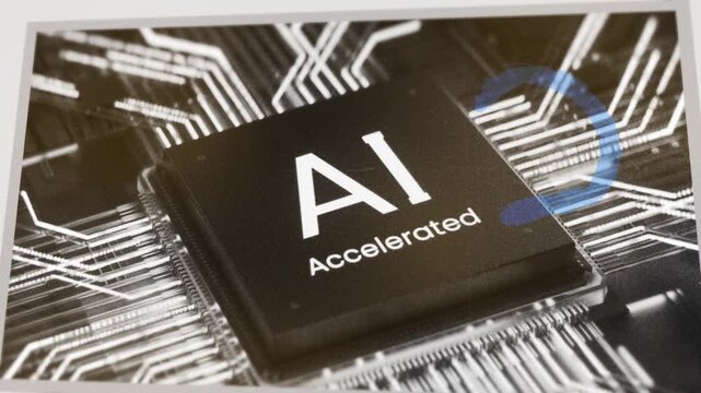 Autonomous Rescue Missions Save Lives headline on turning newspaper - Digitally generated animation