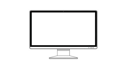 Fototapeta premium Computer Monitor Display Screen.